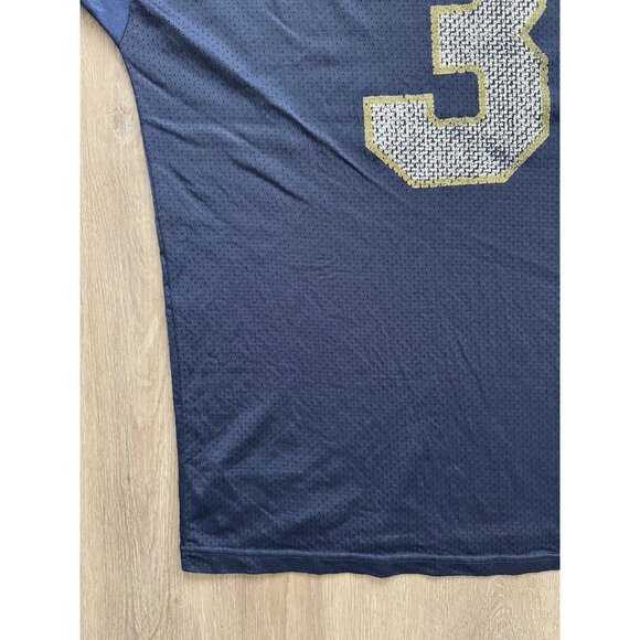 Vintage 90's NCAA Notre Dame Champion Football Jersey #3 Size 48 XL Faded Sports - Picture 12 of 16